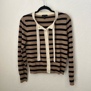 J. Crew Jackie neck tie cardigan sweater▪️size M